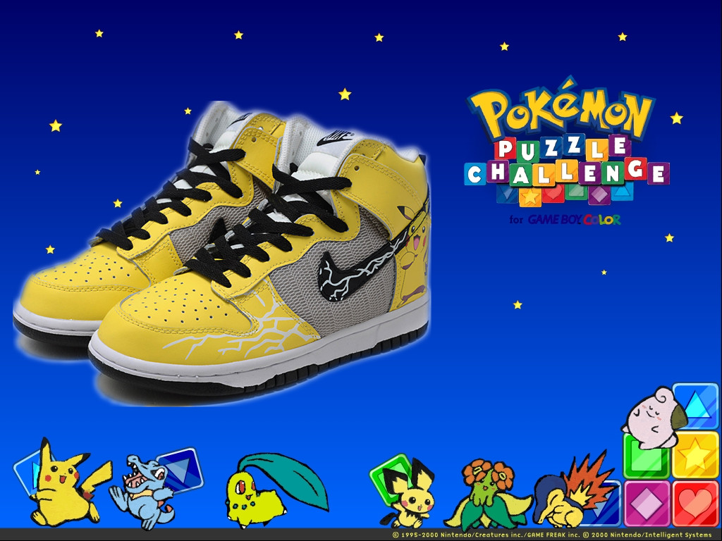 customize nike dunks high tops pokemon pikachu
