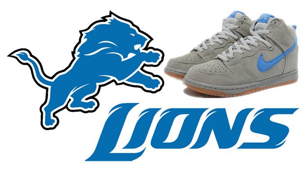 detroit lions custom shoes