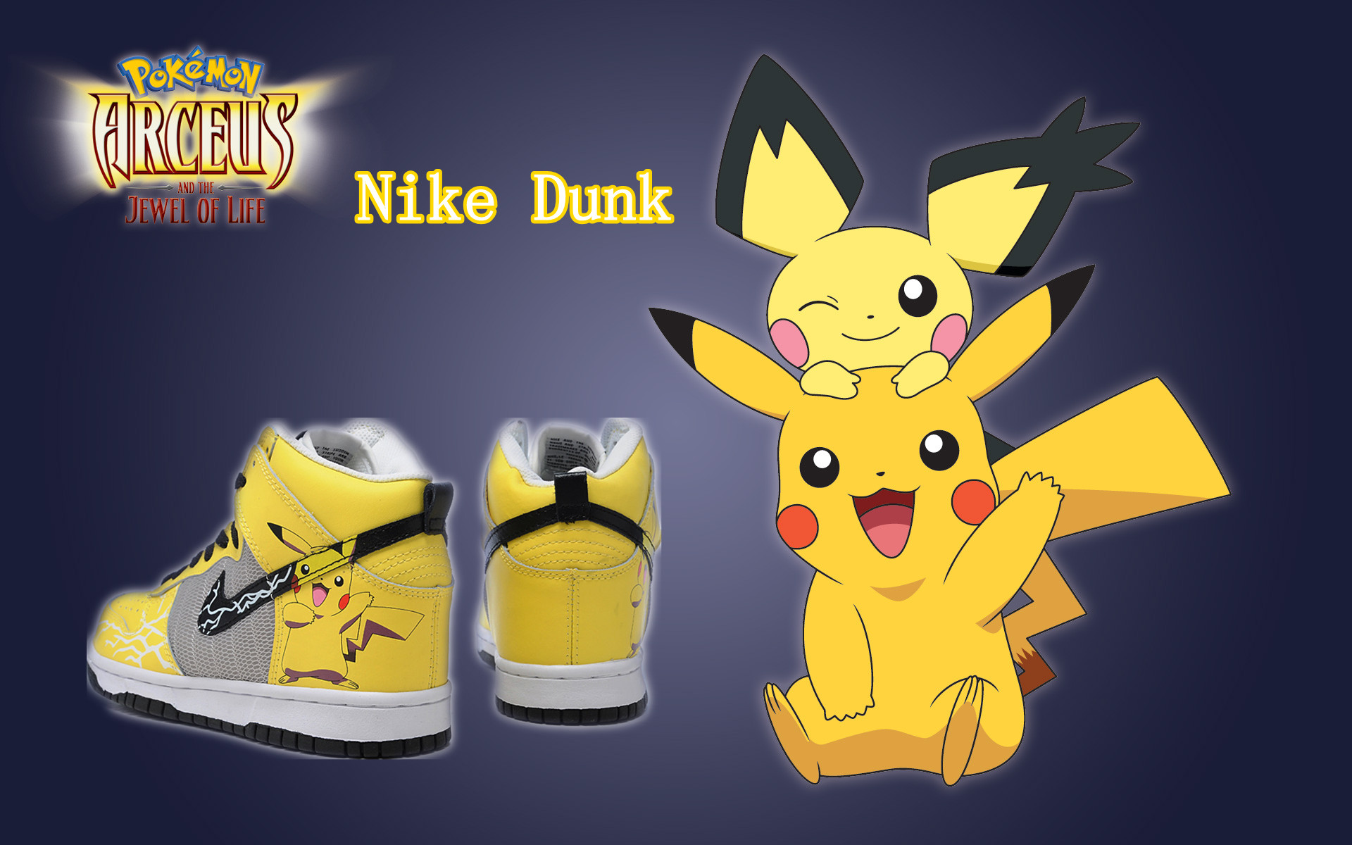 nike dunks pokemon shoes